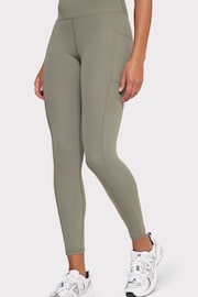 Chelsea Peers Green Soft Stretch High-Rise Leggings - Image 1 of 5
