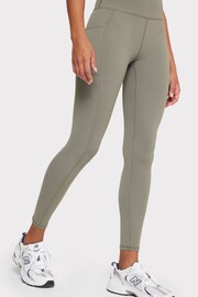 Chelsea Peers Green Soft Stretch High-Rise Leggings - Image 4 of 5