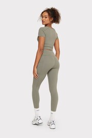 Chelsea Peers Green Soft Stretch High-Rise Leggings - Image 5 of 5