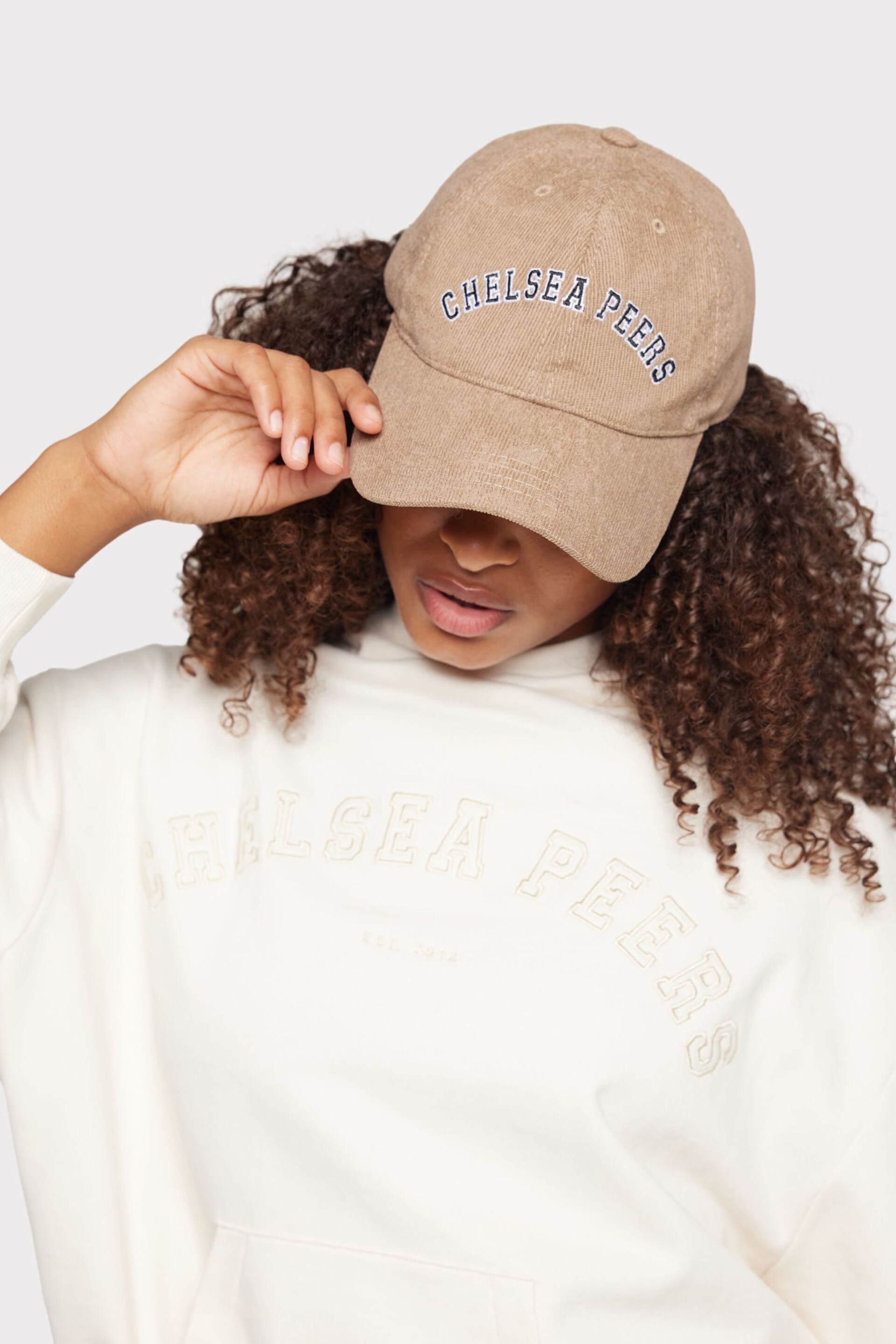 Chelsea Peers Cream Organic Cotton Logo Hoodie - Image 5 of 5