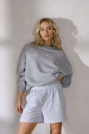 Chelsea Peers Grey Organic Cotton Logo Sweatshirt - Image 1 of 5