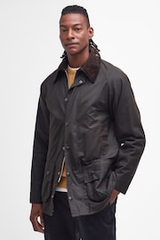 Barbour® Black 100% Cotton Classic Beaufort Wax Jacket - Image 2 of 11