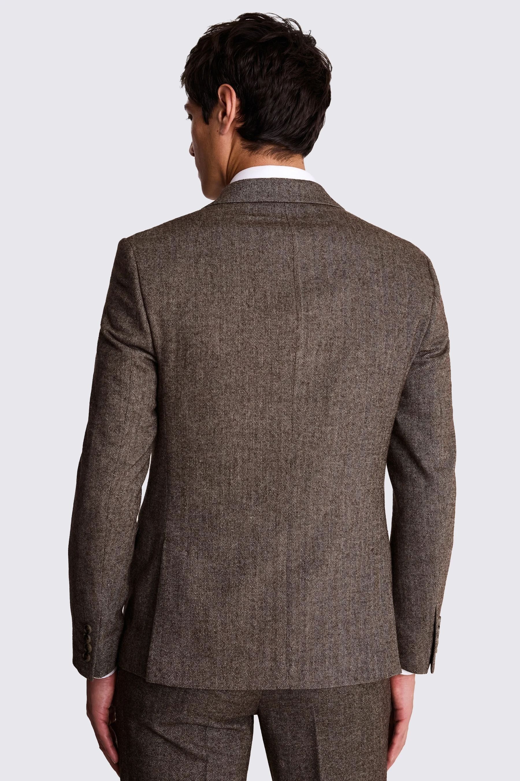 Slim fit tweed jacket clearance