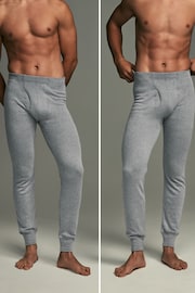 Charcoal Grey 2 Pack Johns Long Thermal - Image 1 of 11