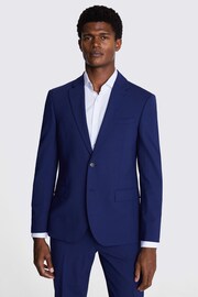 MOSS Blue Slim Fit Jacket - Image 1 of 6