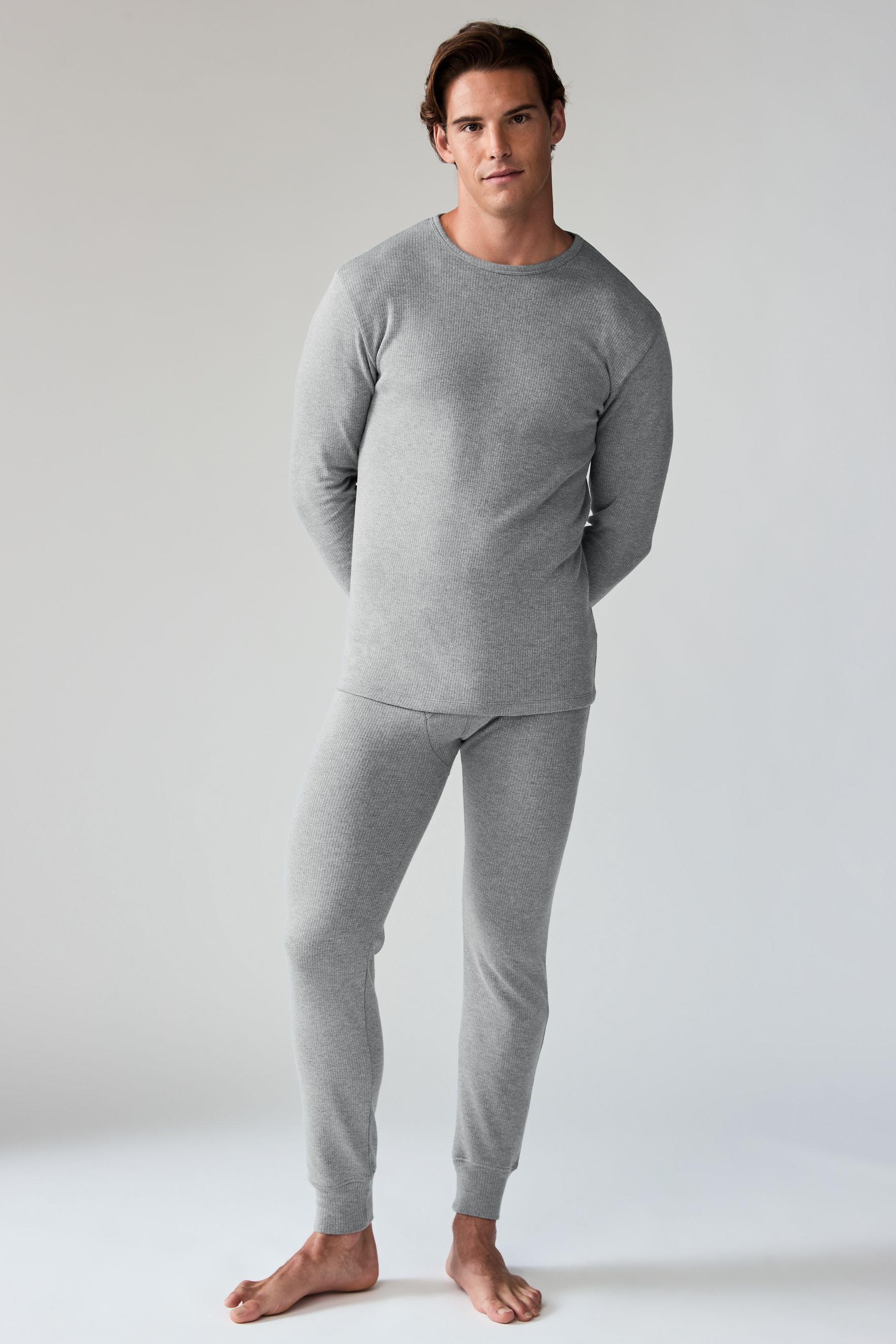 Buy Charcoal Grey Long Sleeve Thermal Top and Leggings Set from Next Ukraine