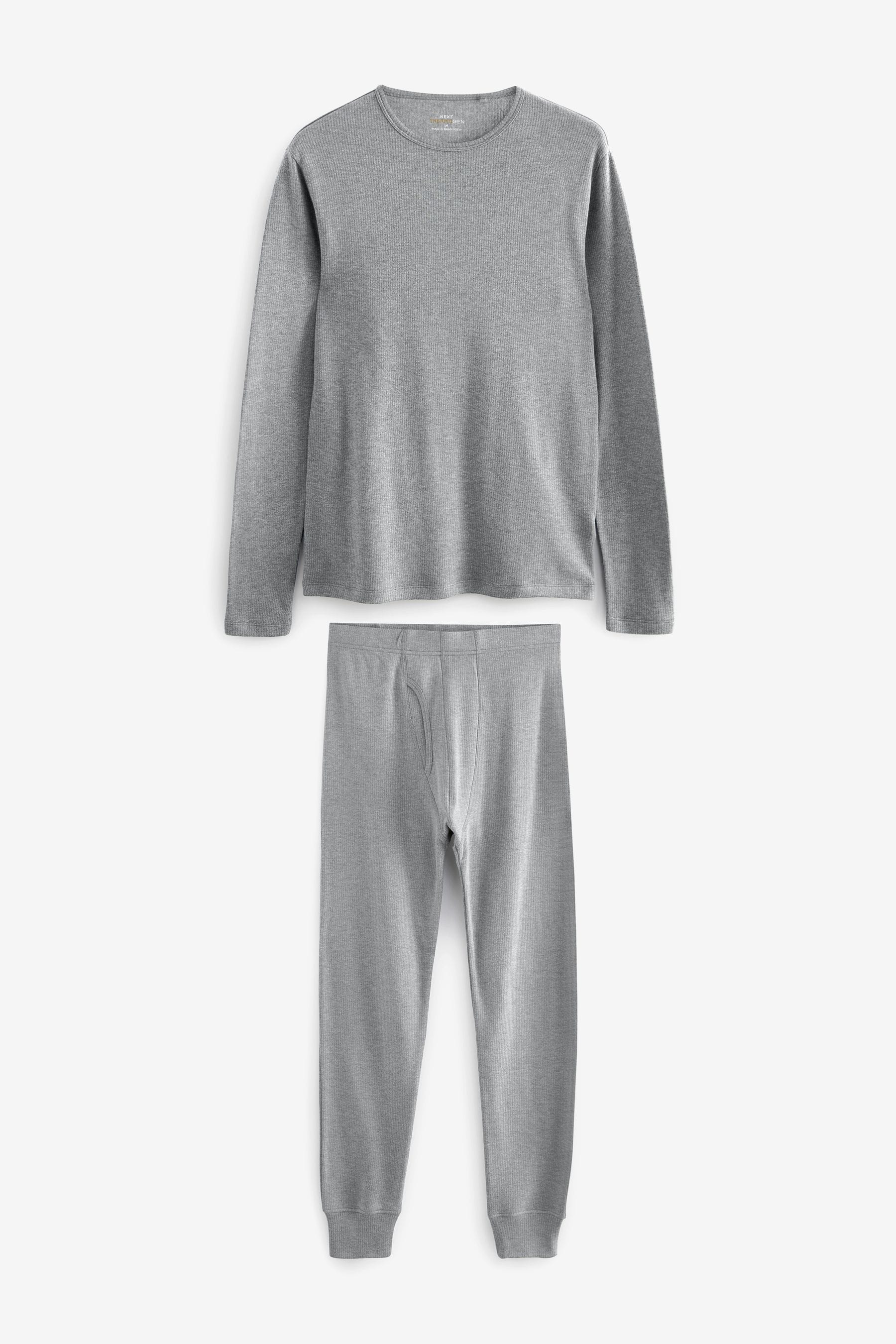 Buy Charcoal Grey Long Sleeve Thermal Top and Leggings Set from Next Ukraine