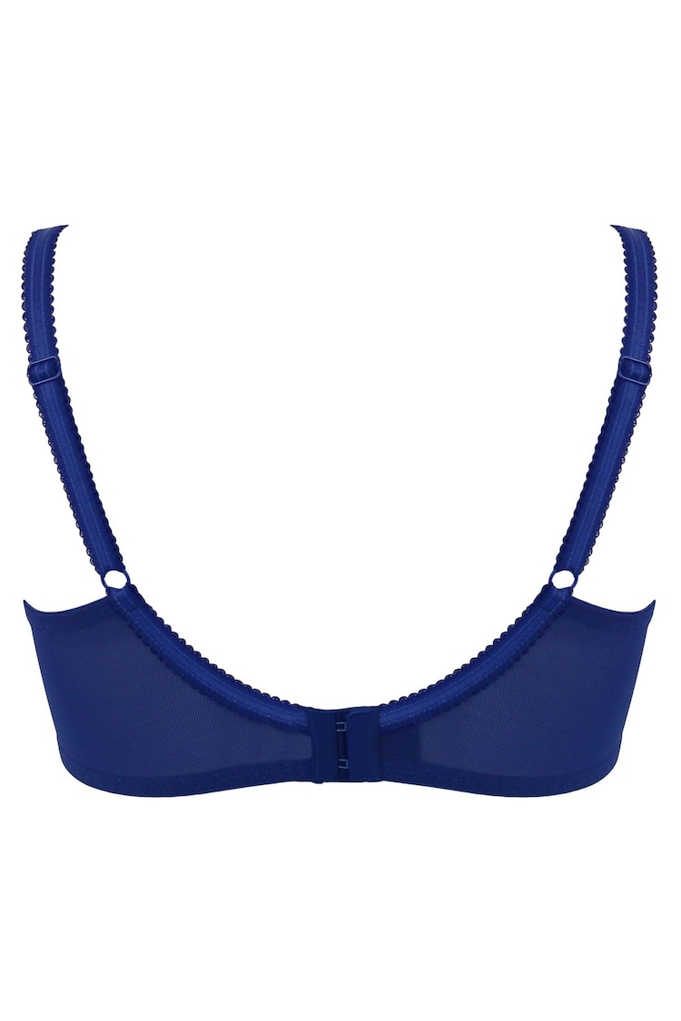 Pour Moi Blue Ooo La La Non Padded Underwired Bra - Image 4 of 4