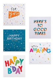 Hallmark Blue 10 Pack Birthday Cards In Type -Tastic Designs - Image 3 of 4