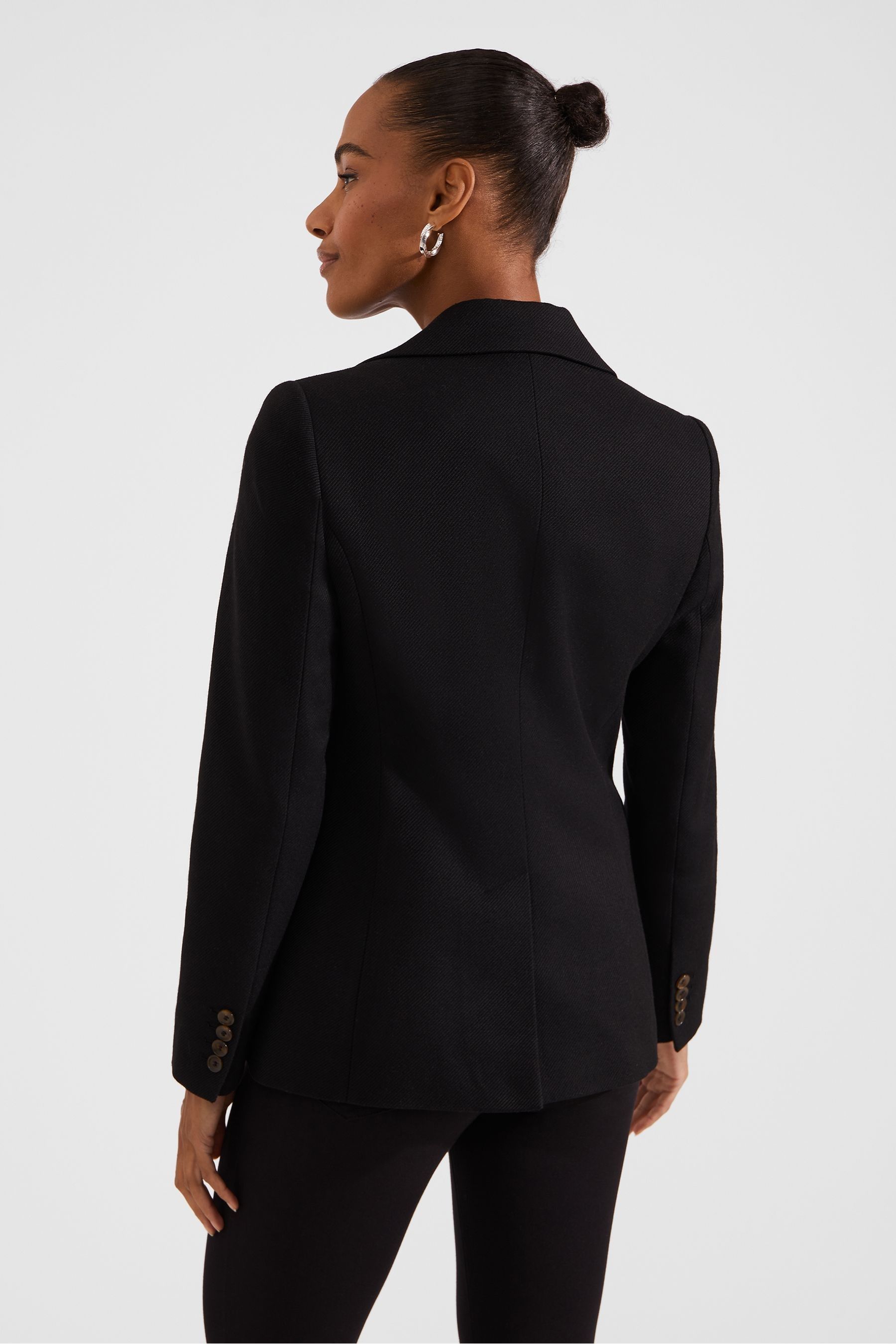 Hobbs black blazer clearance