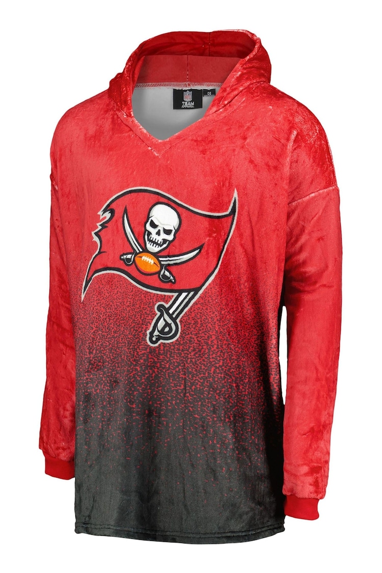 adidas Red NFL Tampa Bay Buccaneers Gradient Fleece Hoodie - Image 1 of 2