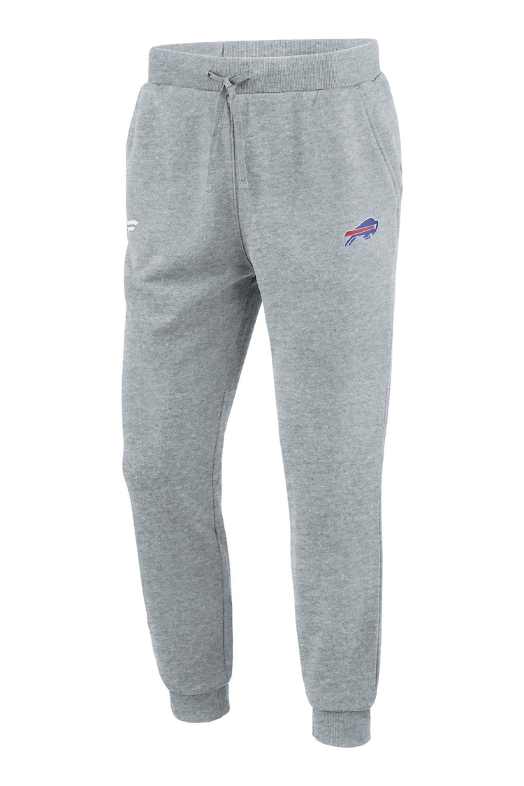 adidas Grey NFL Buffalo Bills Primary Logo Graphic Fleece Joggers - Image 2 of 3