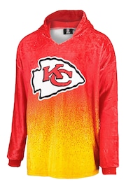 adidas Red NFL Kansas City Chiefs Gradient Fleece Hoodie - Image 2 of 3