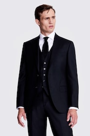 MOSS Black Regular Fit Twill Jacket - Image 1 of 8