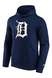 Fanatics Blue MLB Detroit Tigers Primary Logo Graphic Hoodie - Image 2 of 3