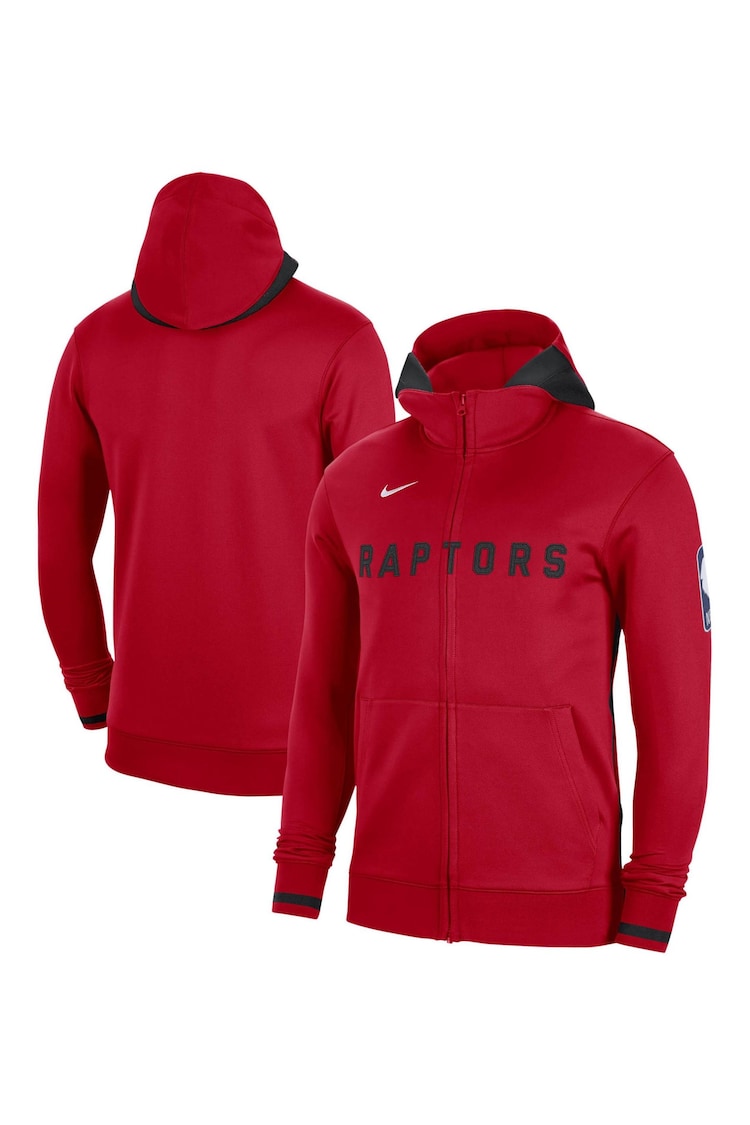 Fanatics Red NBA Toronto Raptors Thermaflex Zip Up Hoodie - Image 1 of 3