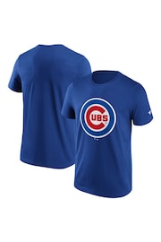 Fanatics Blue MLB Chicago Cubs Primary Logo Graphic 100% Cotton T-Shirt - Image 1 of 3