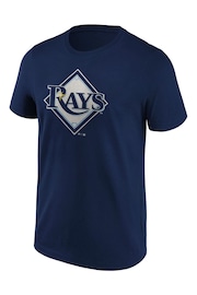 Fanatics Blue 100% Cotton MLB Tampa Bay Rays Primary Logo Graphic T-Shirt - Image 2 of 3