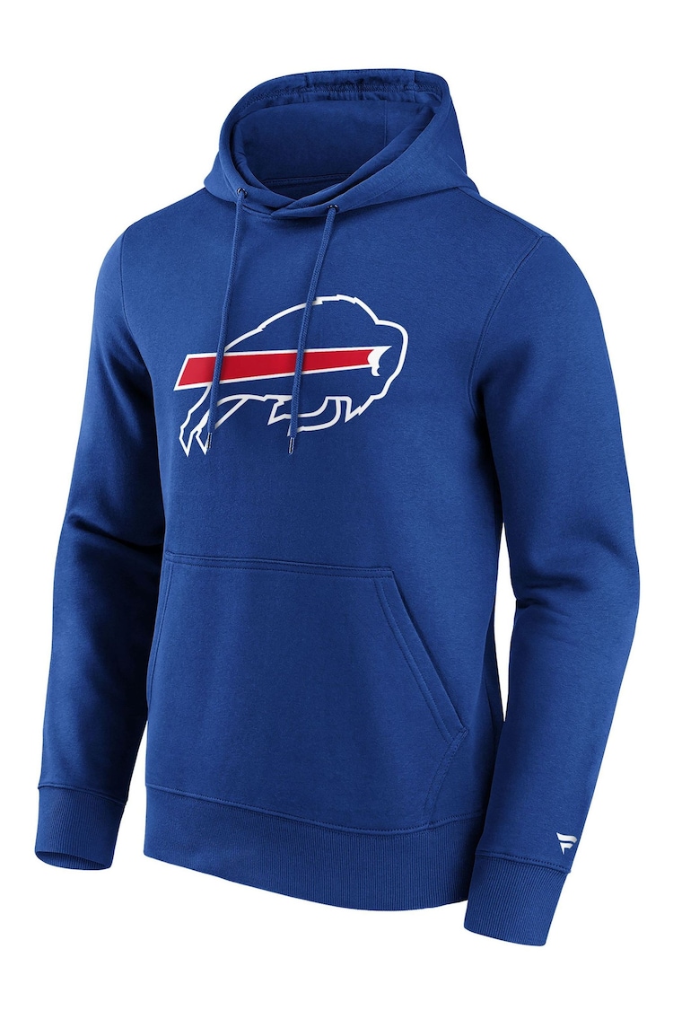 Fanatics Blue Buffalo Bills Primary Logo Graphic Hoodie - Image 2 of 3