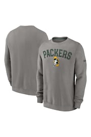 Fanatics Grey NFL Bay Packers Club Rewind Crew Sweat Shirt - Image 1 of 3