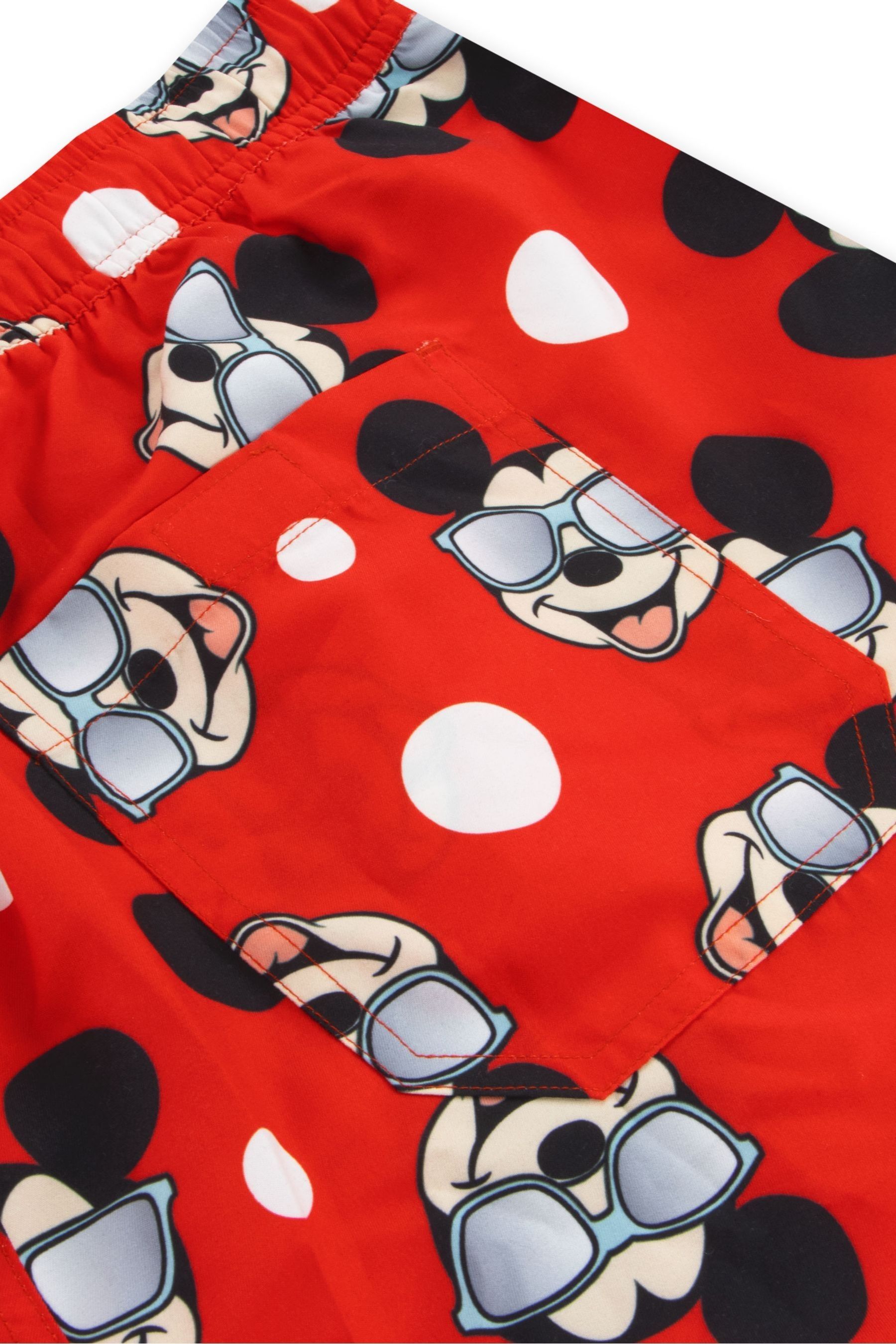 Buy Character Red Mickey Mouse Swim Shorts from Next Oman