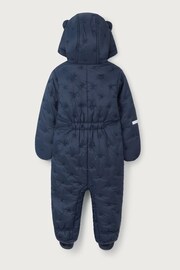 The White Company Blue Star Quilted Pramsuit - Image 4 of 4