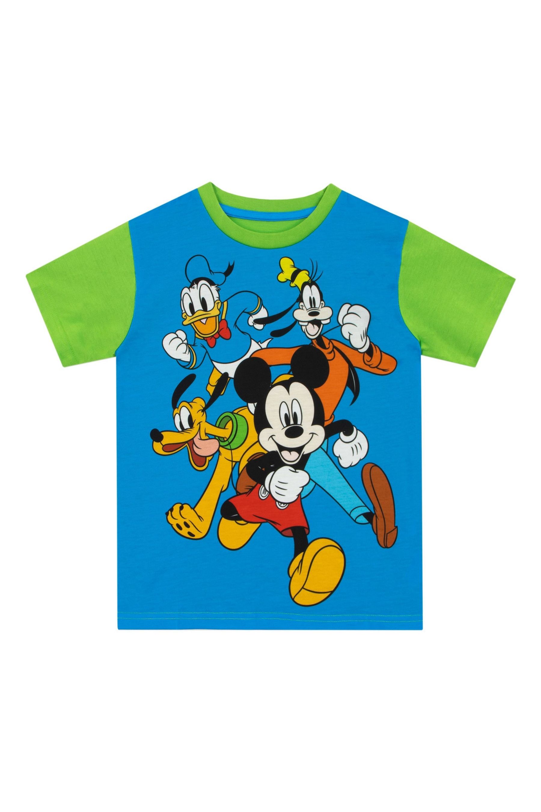 Buy Character Green Mickey Mouse Short Pyjamas from the Next UK online shop