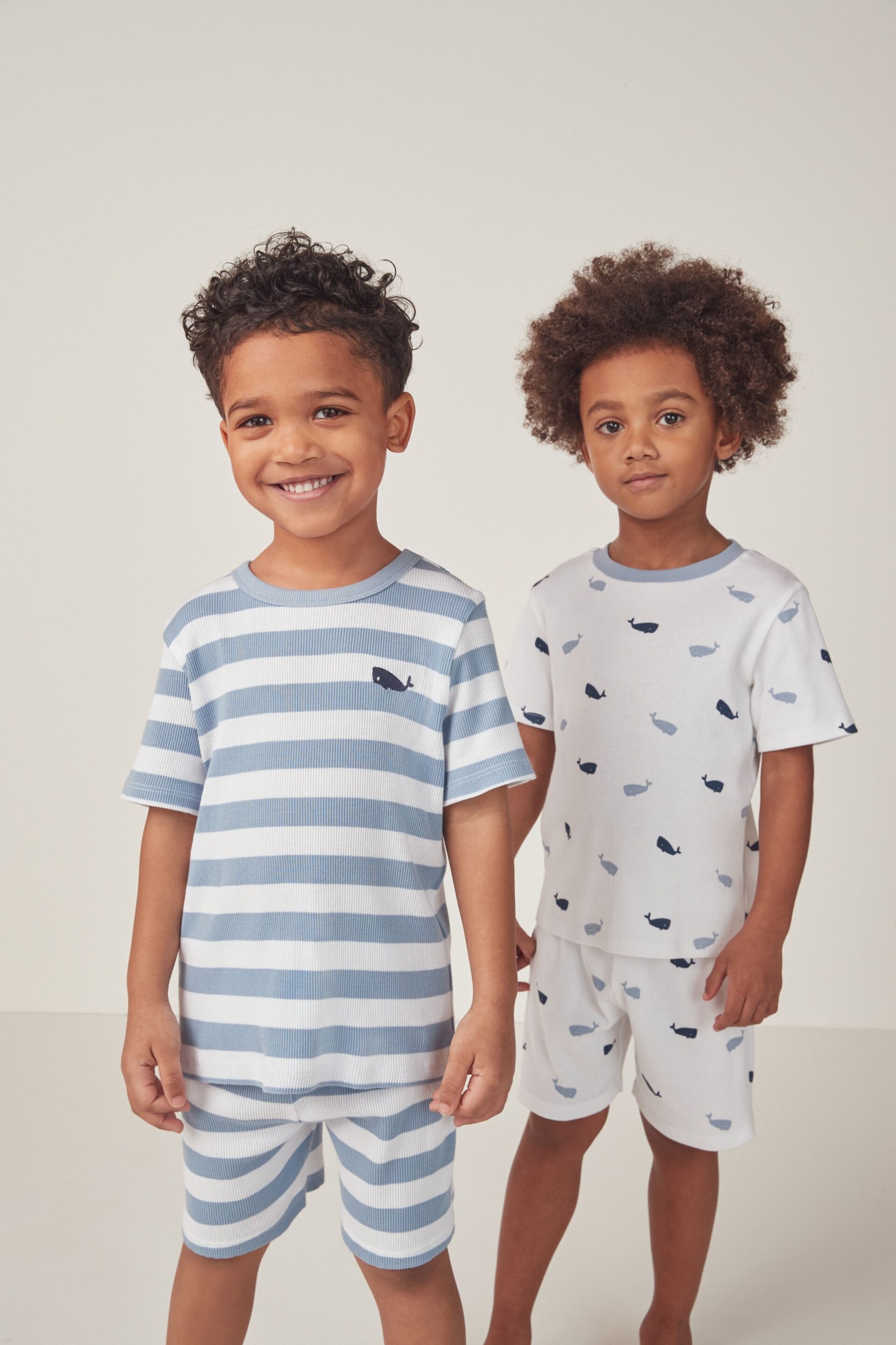 The White Company White Cotton Stripe Pyjamas - Image 1 of 6