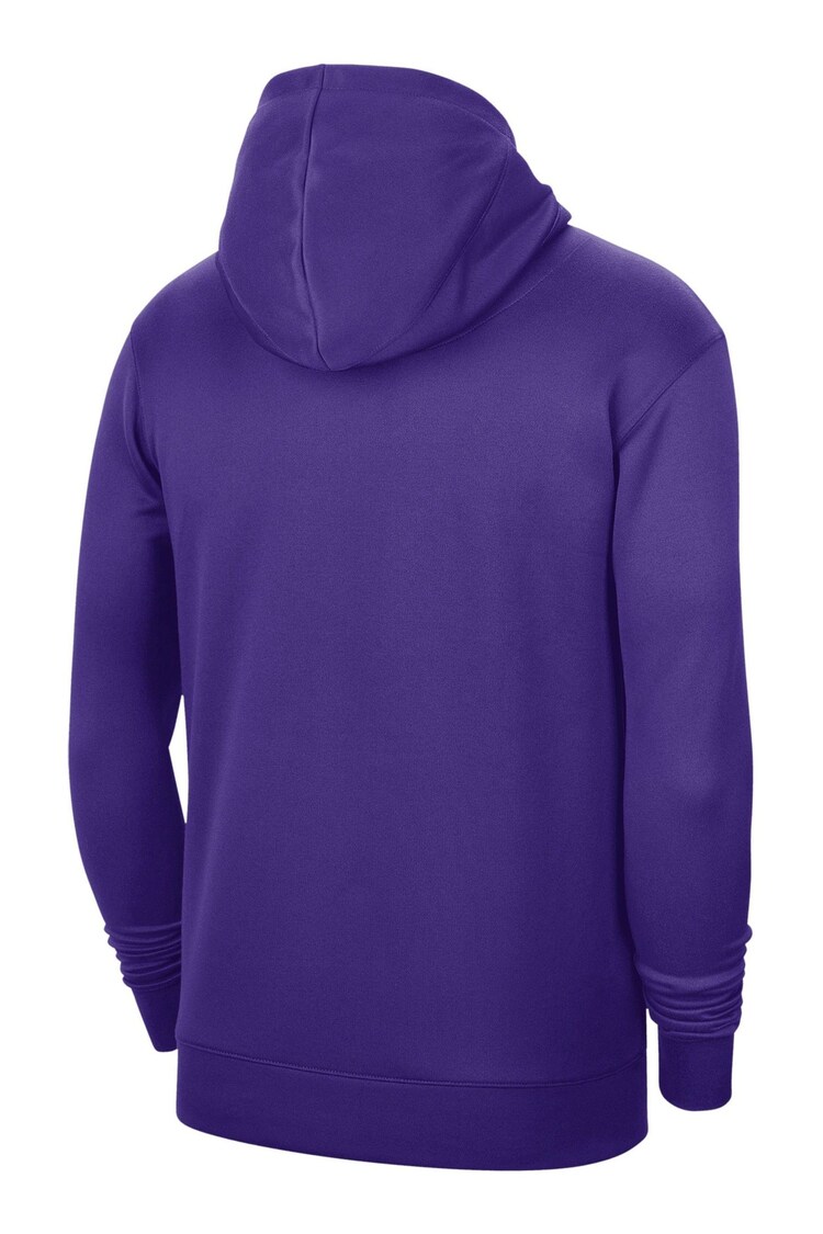 Fanatics Purple NBA Los Angeles Lakers Spotlight Fleece Overhead Hoodie - Image 3 of 3