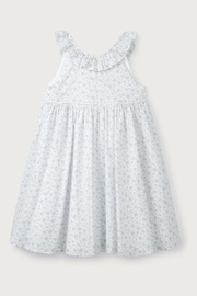 The White Company Blue Margot Floral Cotton Swing Dress - Image 12 of 12