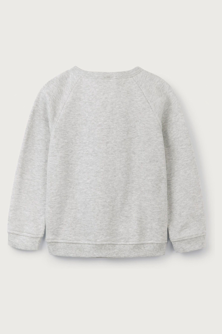 The White Company Grey Cotton Lobster Sweatshirt - Image 5 of 5