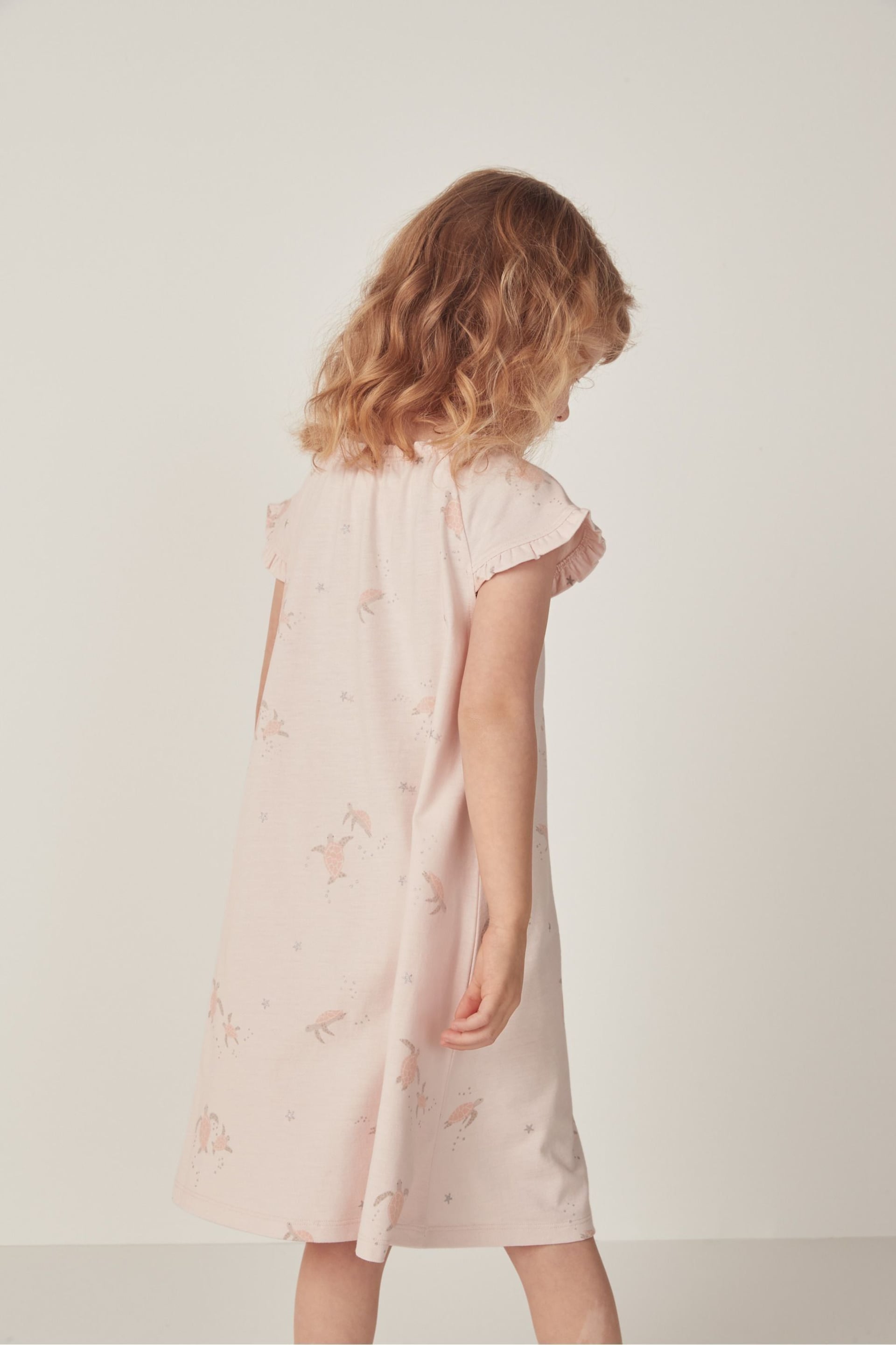 The White Company Turtle Print White Nightdress - Image 2 of 6