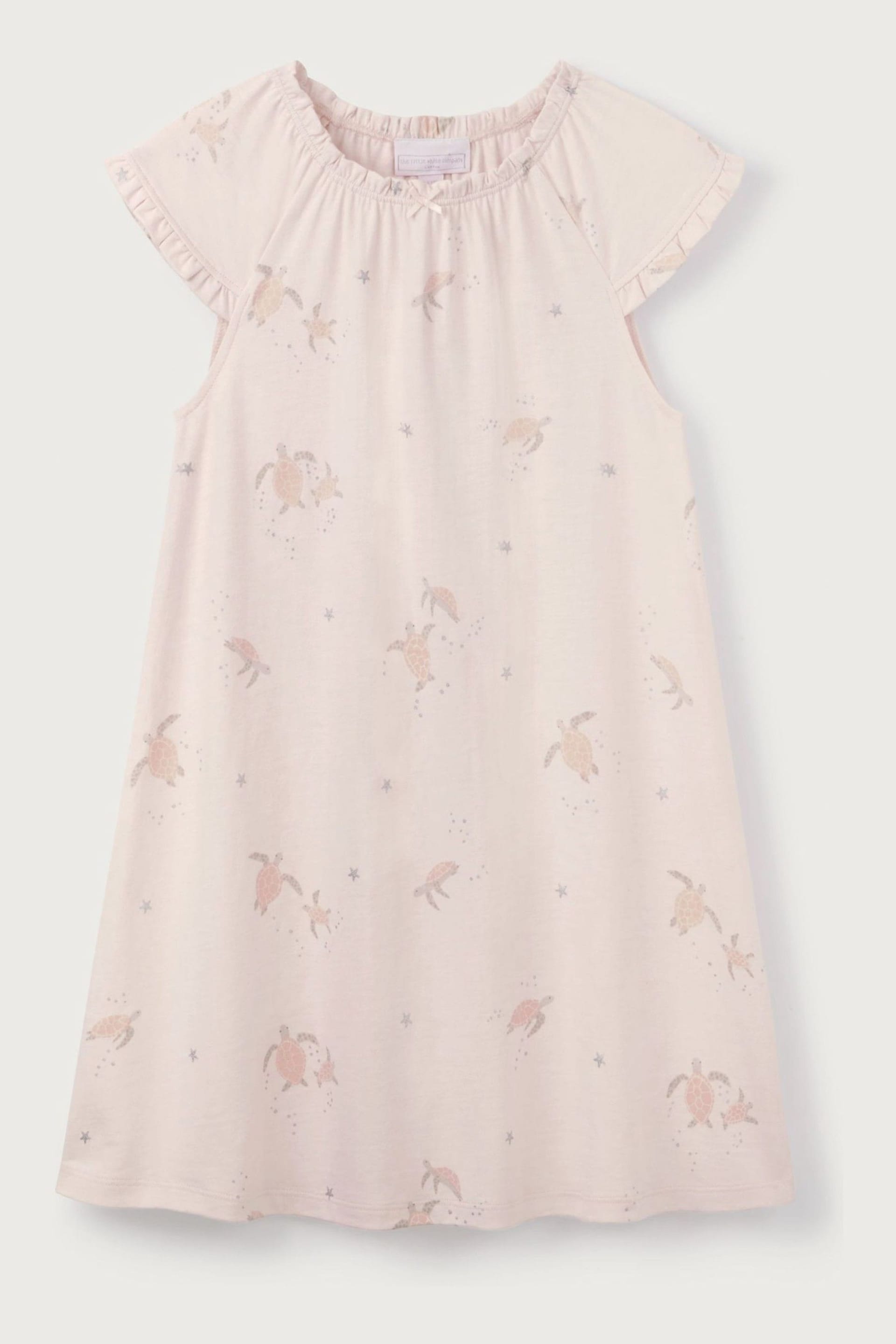 The White Company Turtle Print White Nightdress - Image 5 of 6