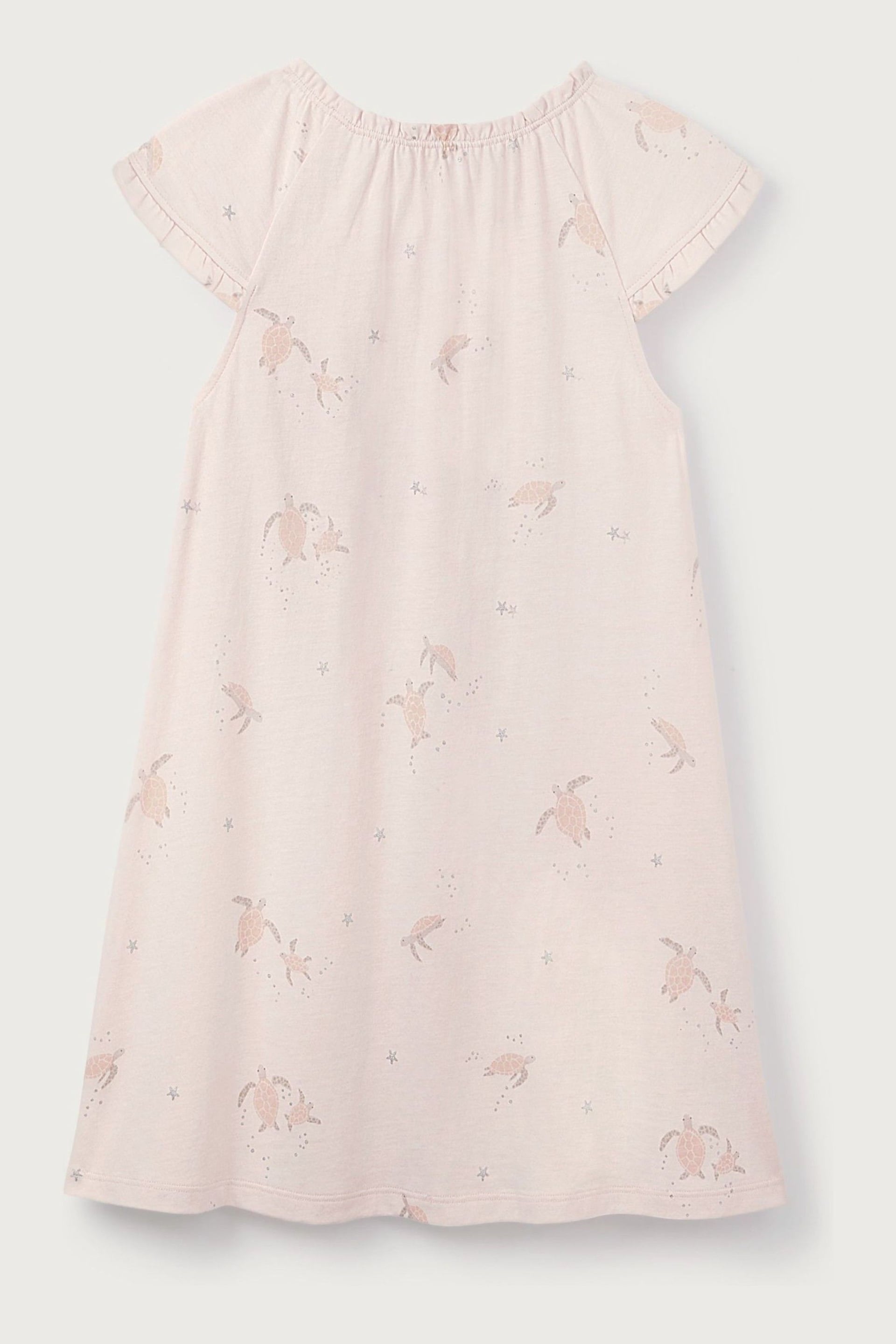 The White Company Turtle Print White Nightdress - Image 6 of 6