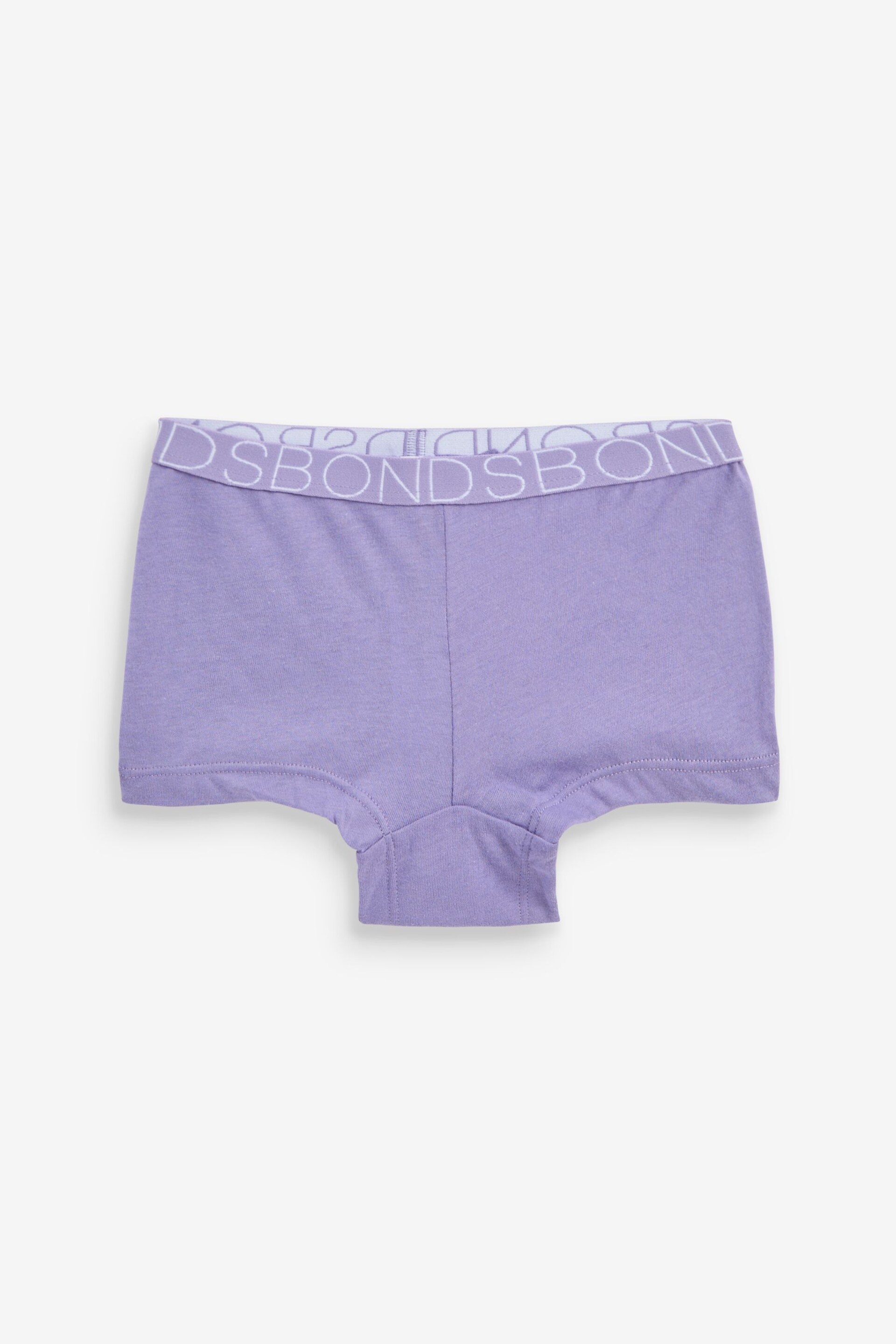 Bonds Purple Mixed Design Shortie knickers 5 Pack - Image 7 of 10