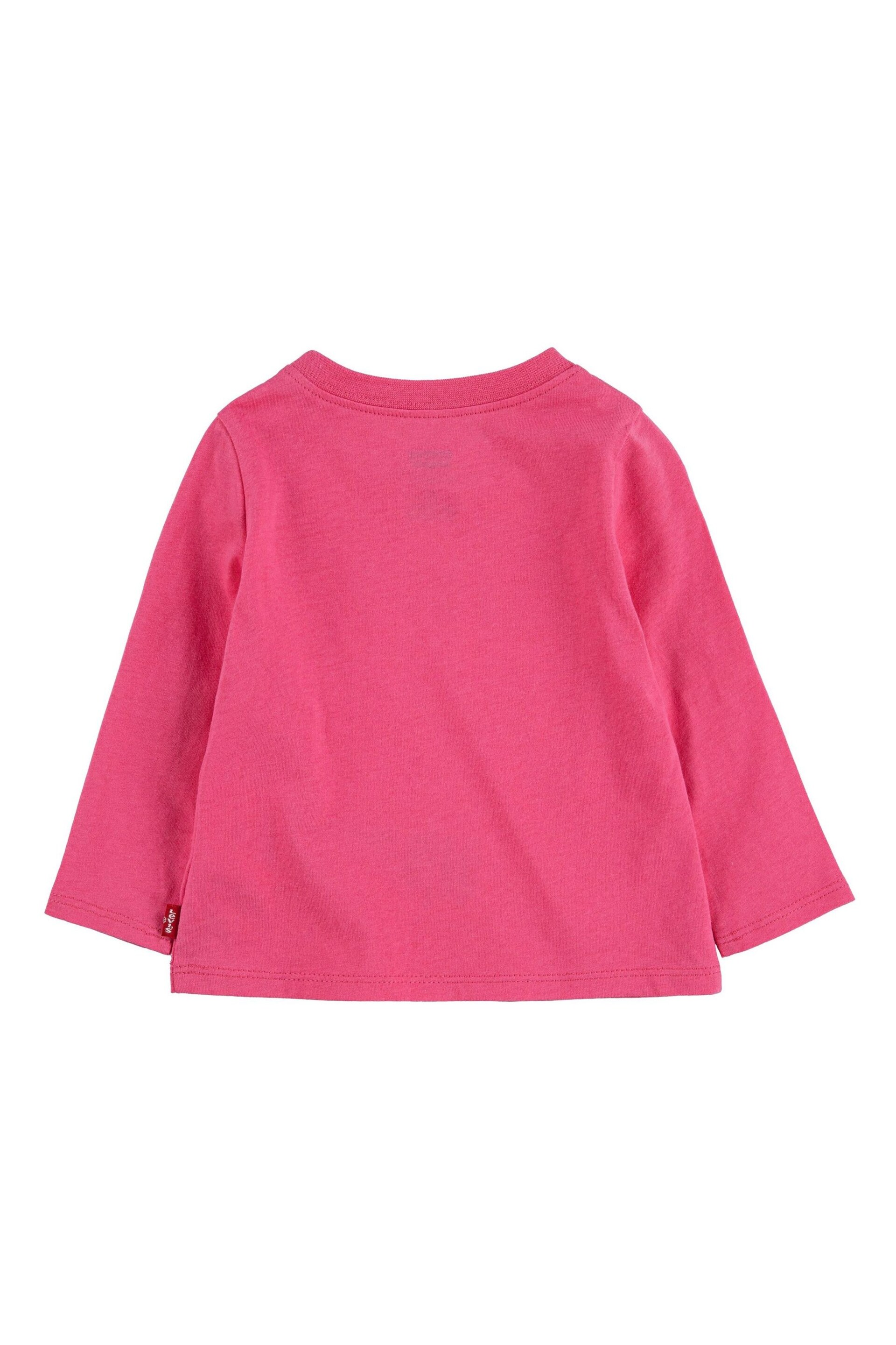 Levi's® Pink Long Sleeeve Batwing T-Shirt - Image 3 of 4