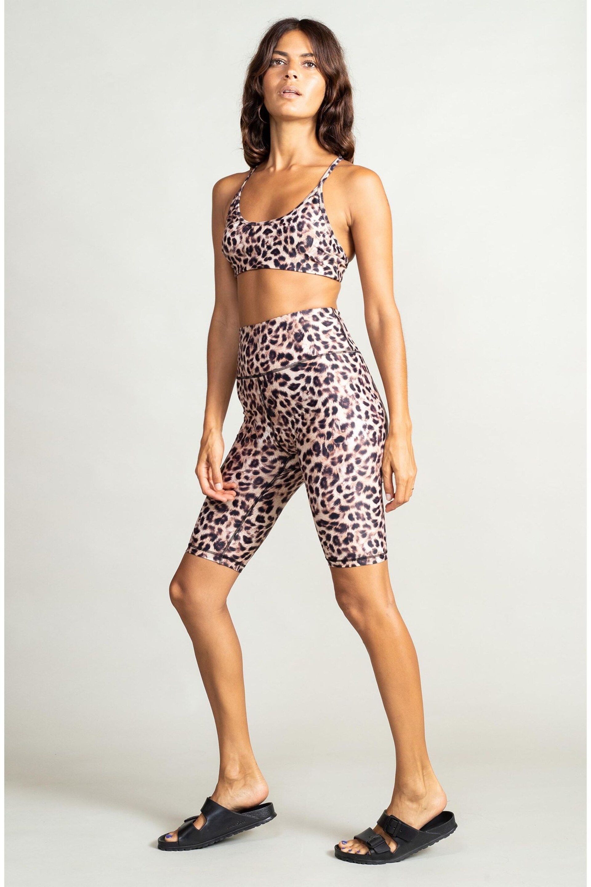 Dancing Leopard Animal Akira Cycling Shorts - Image 1 of 4