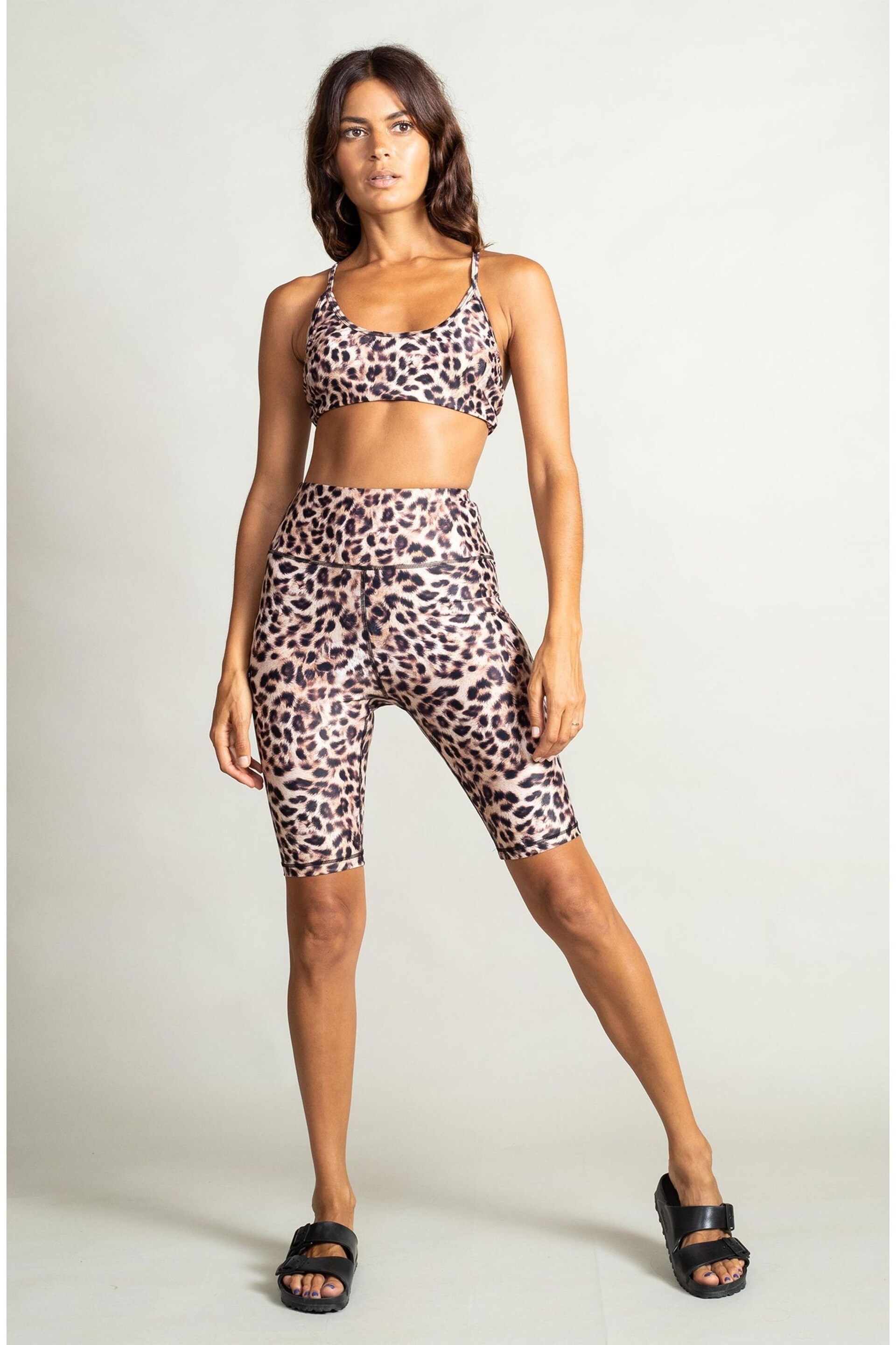 Dancing Leopard Animal Akira Cycling Shorts - Image 3 of 4