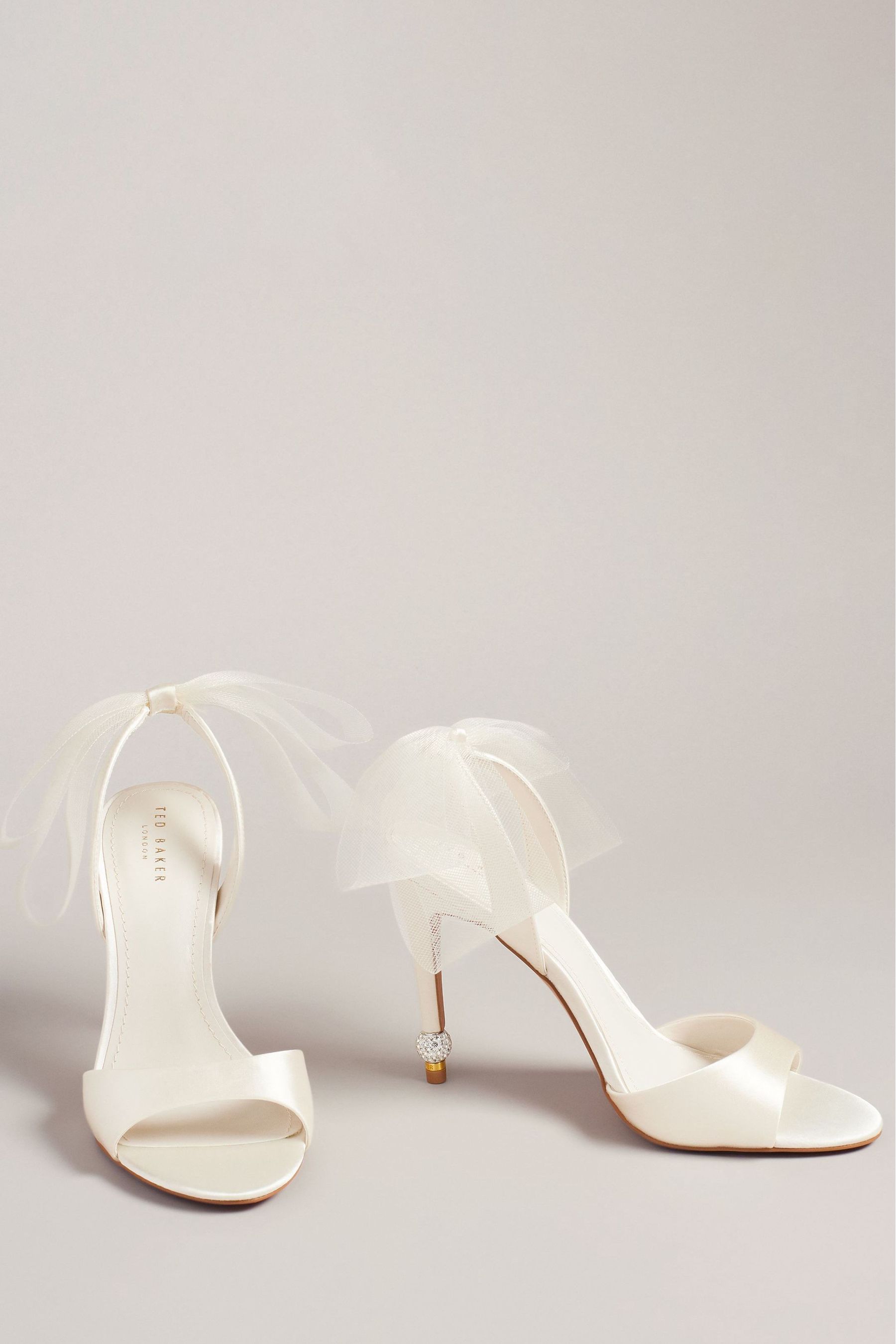 Buy Ted Baker Natural Harinas Oversized Bow Back Sandals from Next Luxembourg