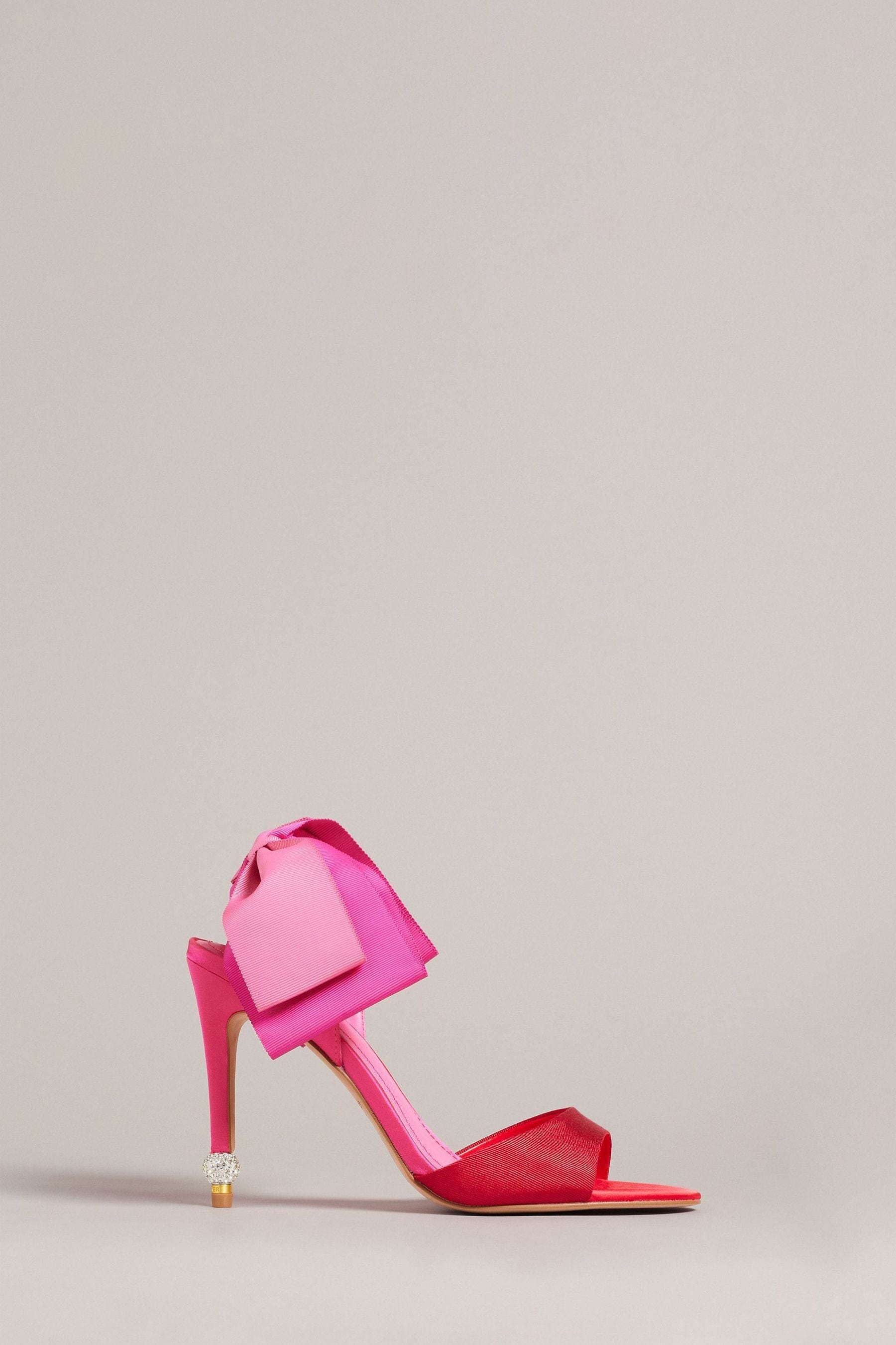 Buy Ted Baker Pink Harinas Oversized Bow Back Sandals from Next United Arab Emirates