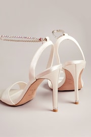 Ted Baker Natural Hedree Jewellery Strap Satin Sandals - Image 3 of 4
