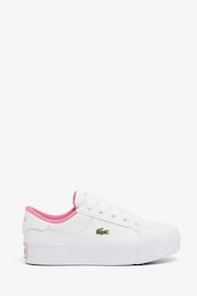 Lacoste Ziane Platform White Trainers - Image 1 of 6