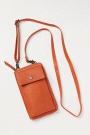 FatFace Orange Louisa Purse Phone Bag - Image 1 of 4
