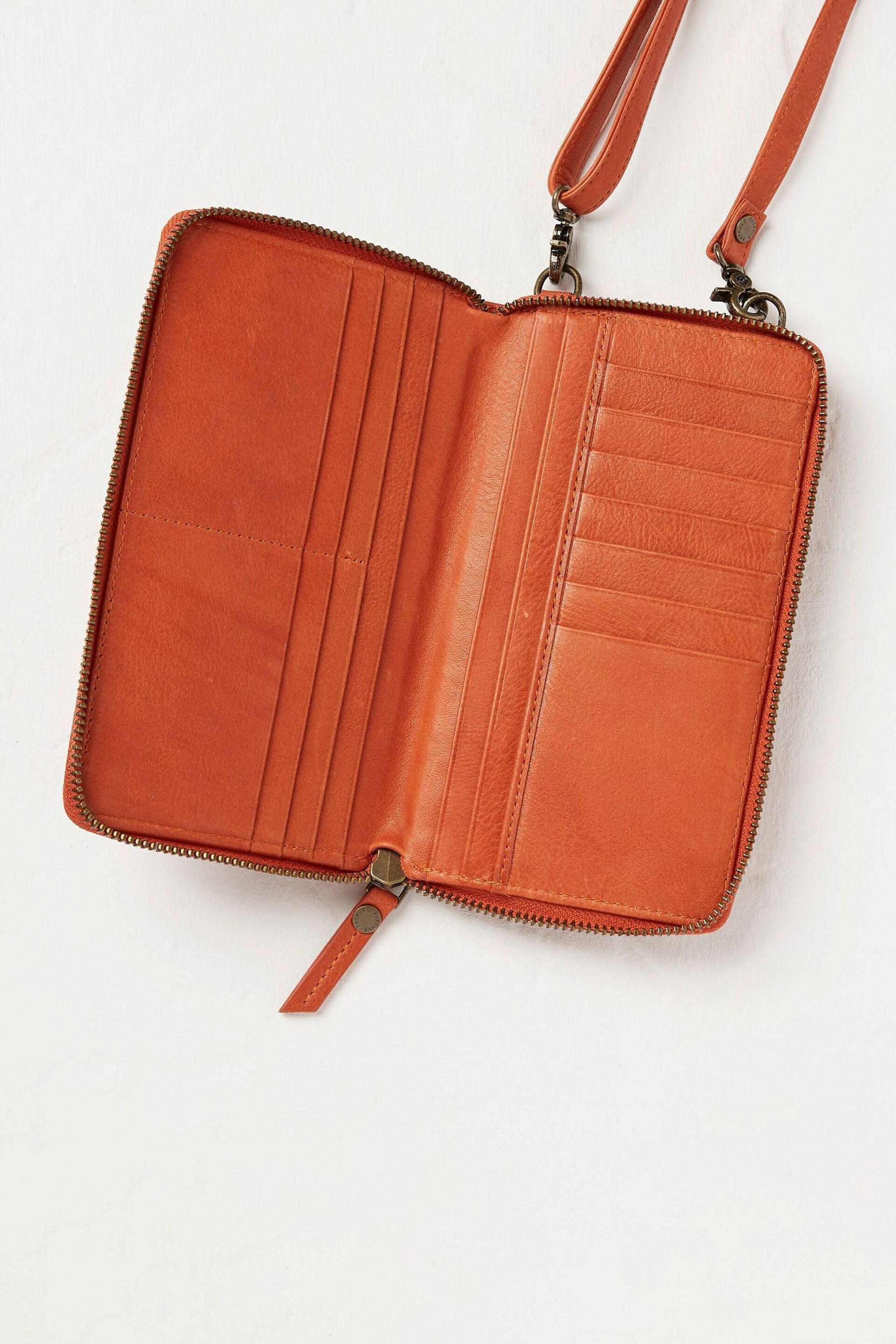 FatFace Orange Louisa Purse Phone Bag - Image 4 of 4