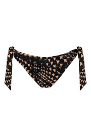 Pour Moi Black Portofino High Leg Tie Side Bikini - Image 7 of 8