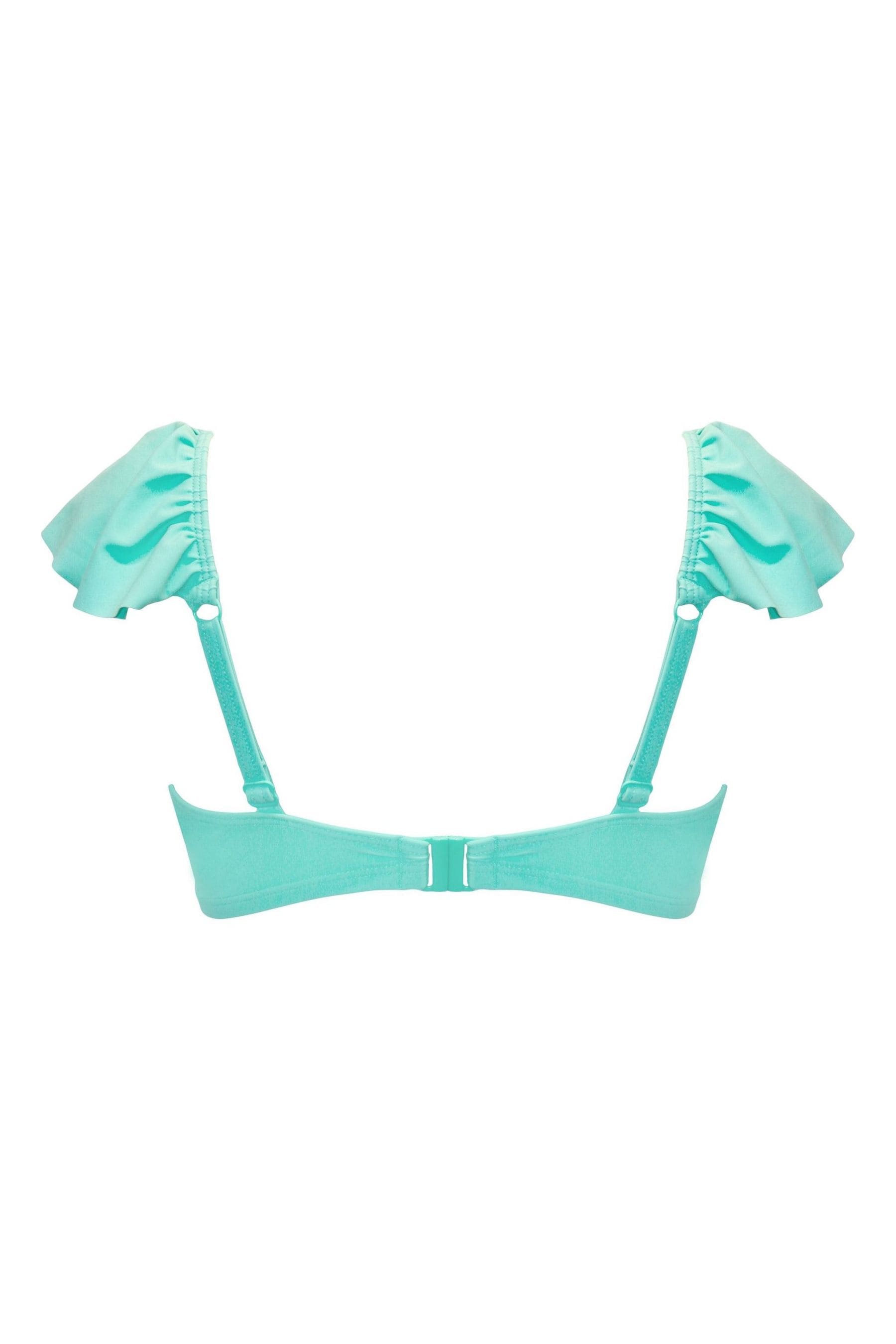 Padded ruffle bikini top shop