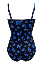 Pour Moi Black & Blue Santa Monica Removable Straps Tummy Control Swimsuit - Image 6 of 6