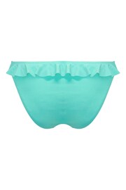 Pour Moi Blue Bermuda High Leg Frill Briefs - Image 5 of 5