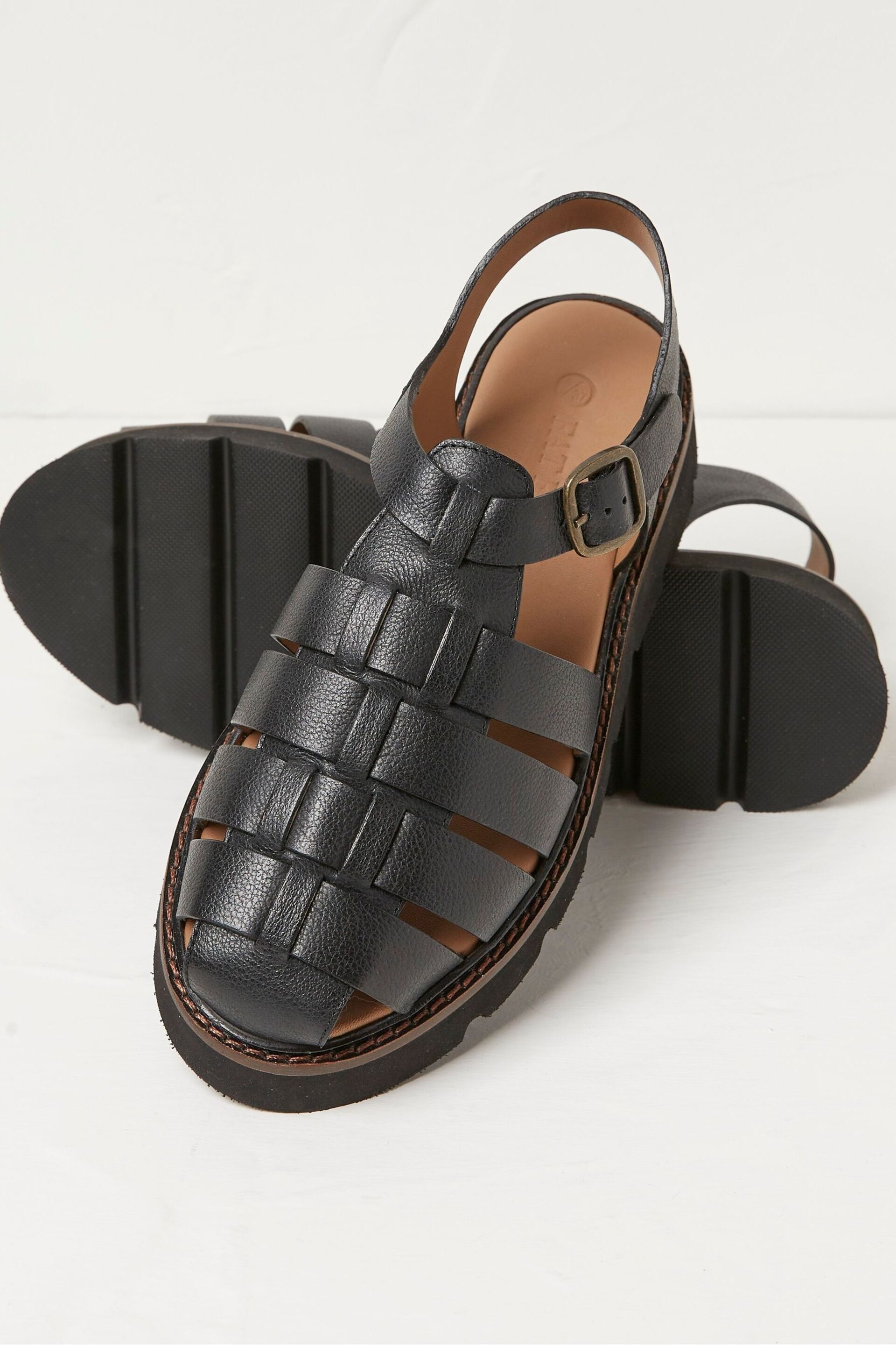 FatFace Black Elodie Fisherman Sandals - Image 2 of 3