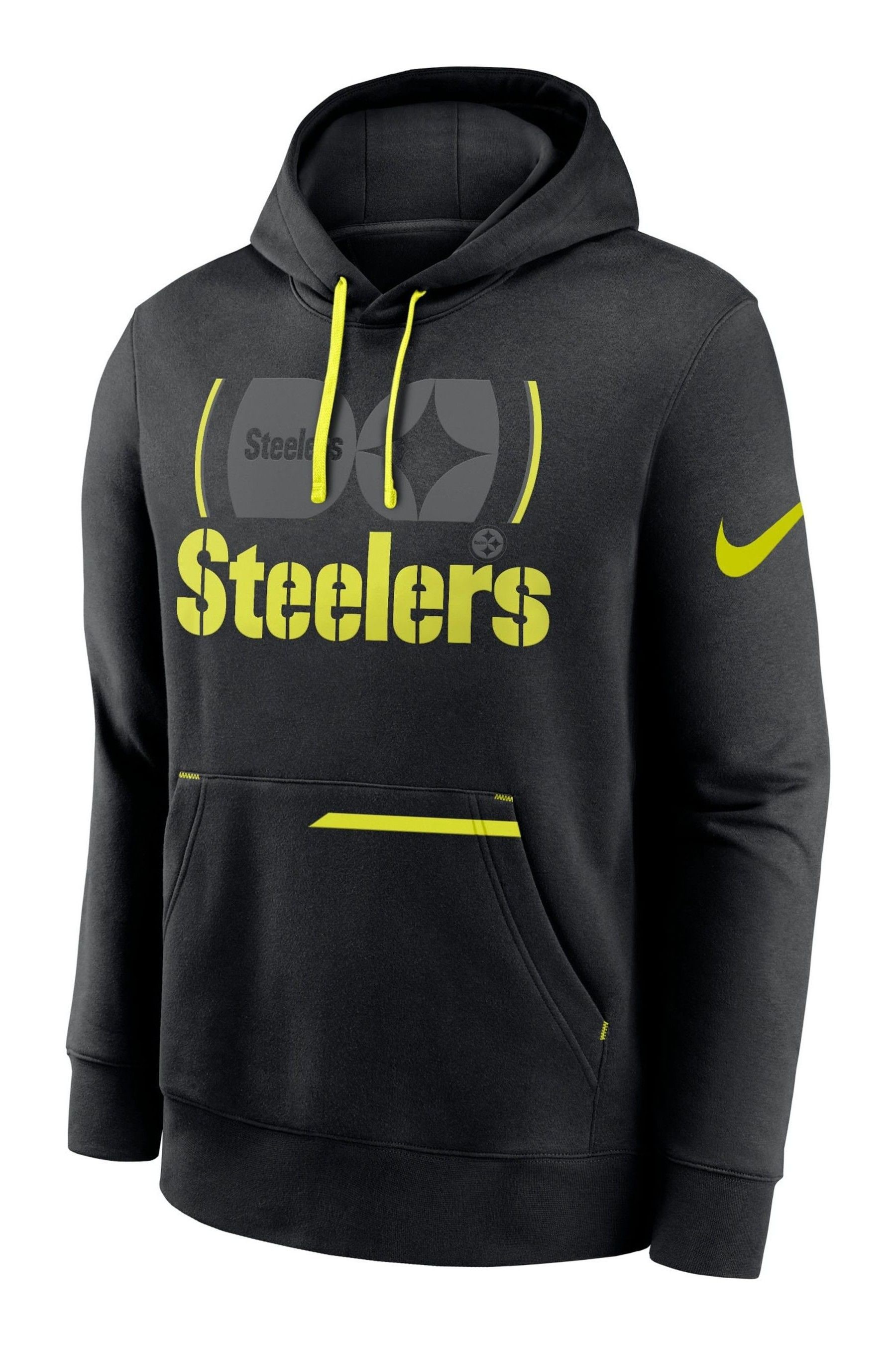 Buy Fanatics Pittsburgh Steelers Black Pullover Fleece Hoodie from the Next UK online shop